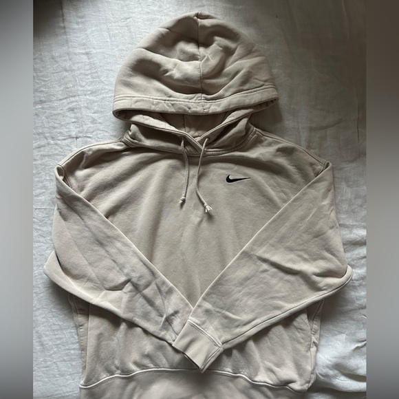 Cream Nike Hoodie - Picture 1 of 2